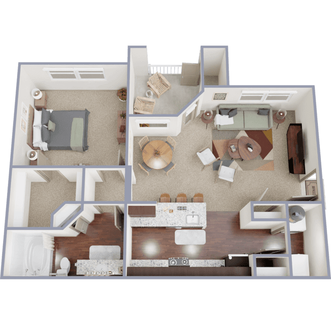 Unit 736 floor plan