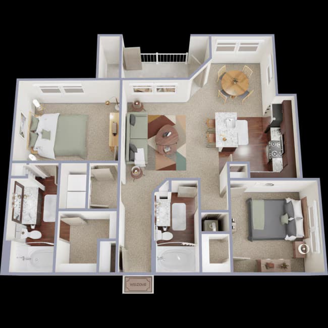 Unit 1018 floor plan