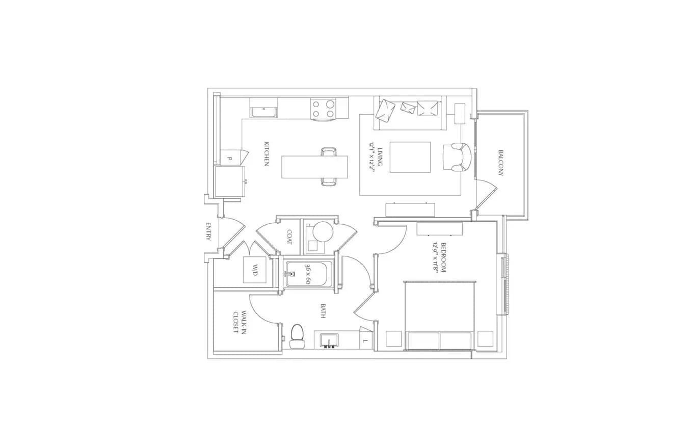 Unit 327 327 floor plan
