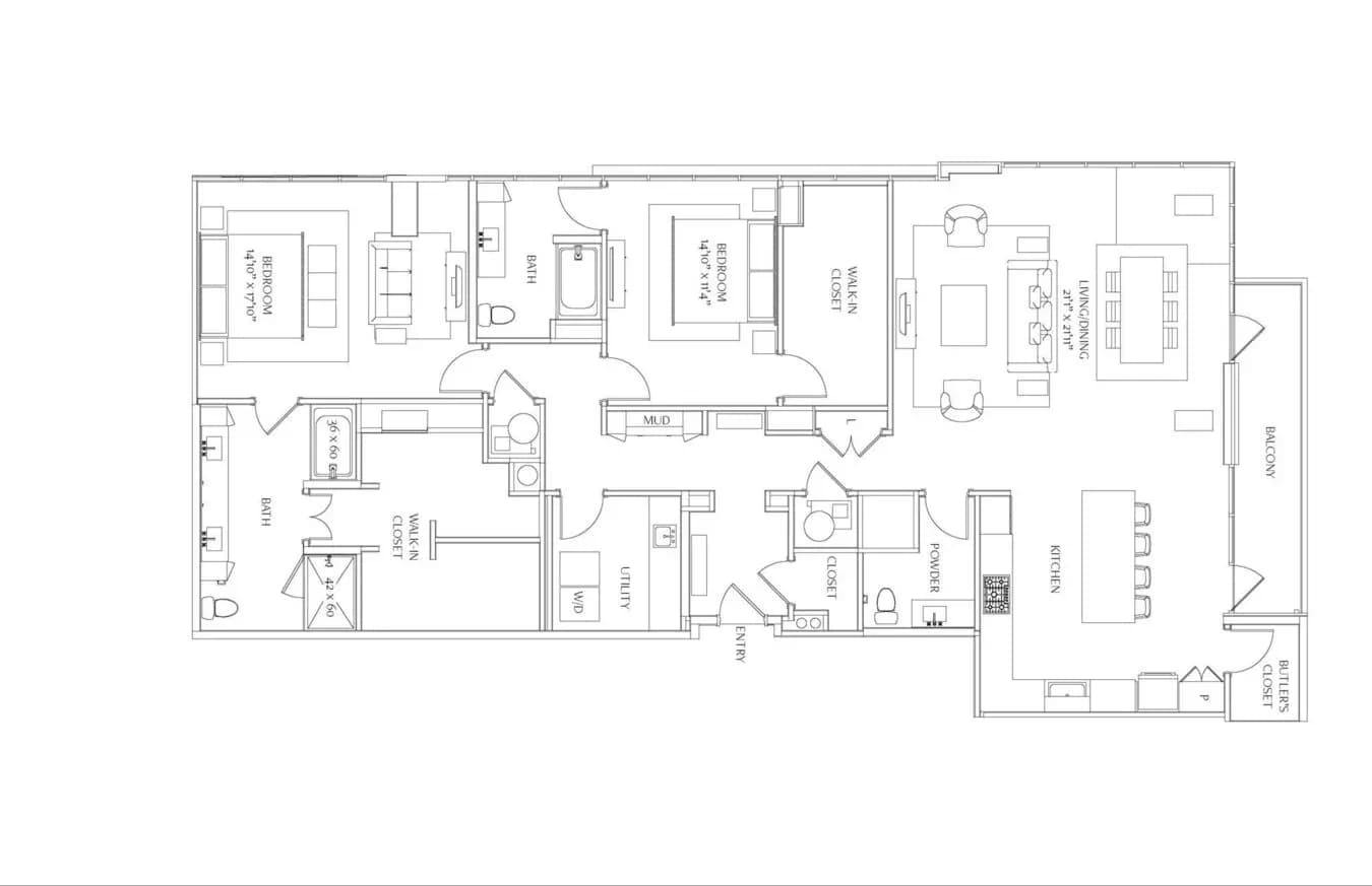 Unit 222 222 floor plan