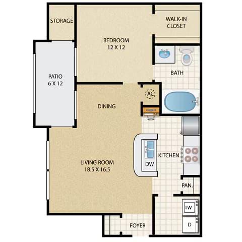 rcA1 2-4205 floor plan