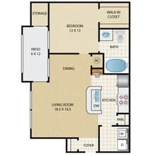Unit 2-2505 floor plan
