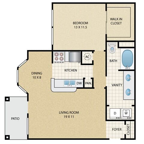 Unit 1-0426 floor plan