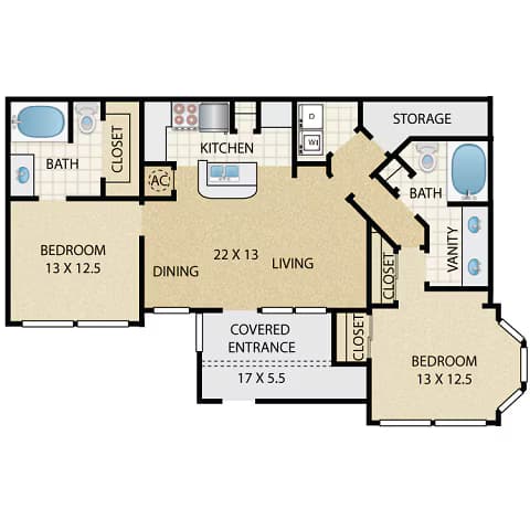 Unit 2-4021 floor plan