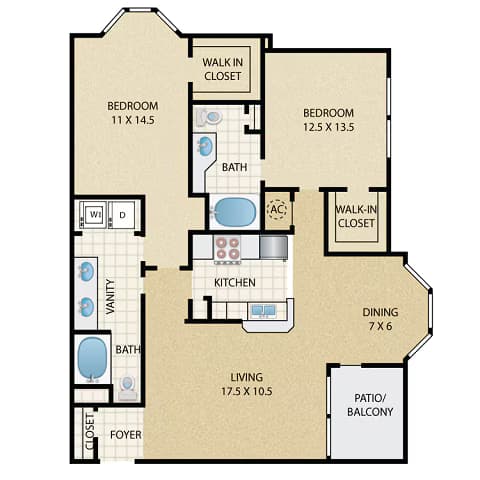 Unit 1-2028 floor plan