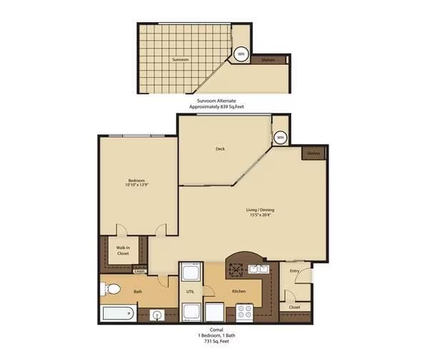 Unit 1131 floor plan
