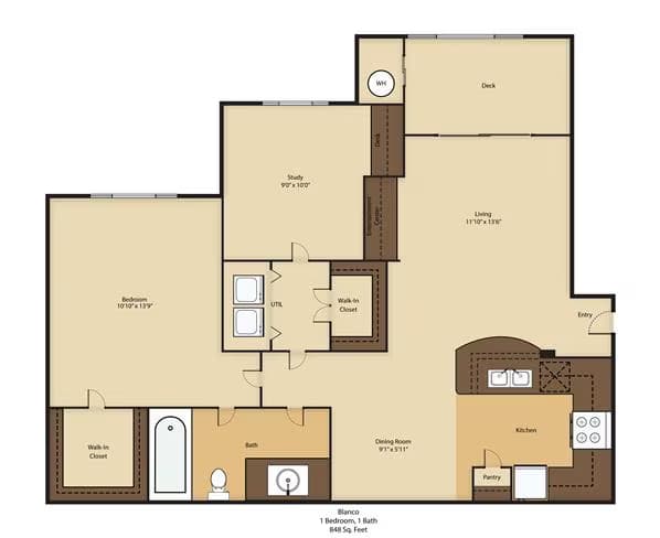 Unit 0232 floor plan