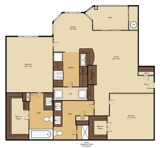Unit 0430 floor plan