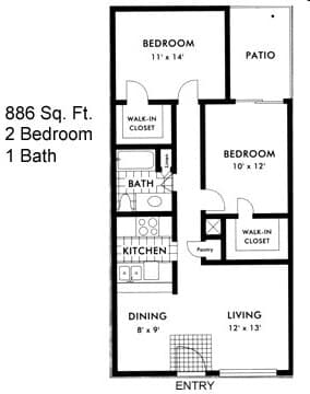 Unit 2-0169 floor plan
