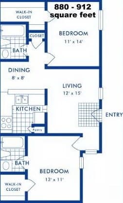 Unit 1-0306 floor plan