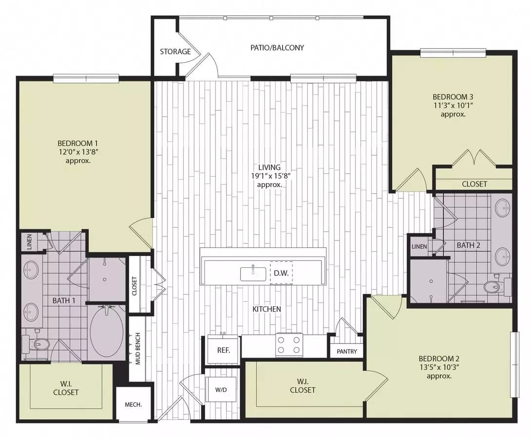 C1 201 floor plan