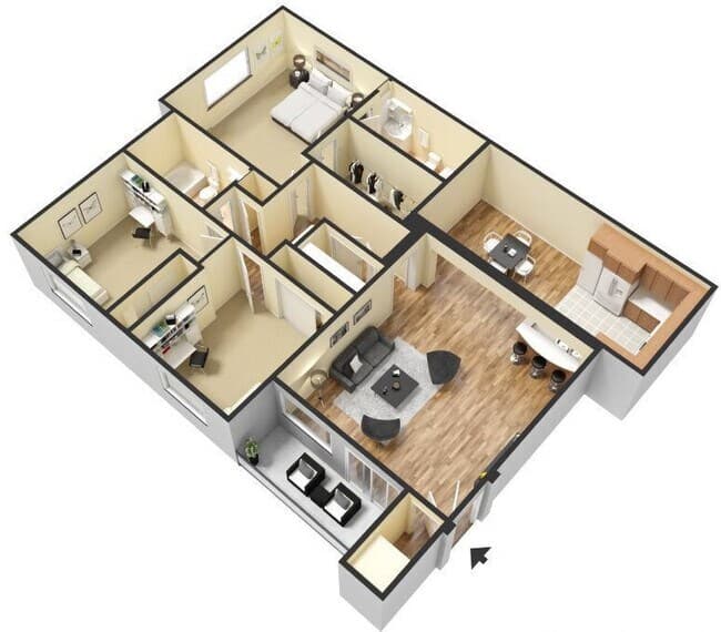 C1 F38 floor plan