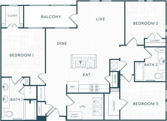 C1 Essential Housing 4203 floor plan