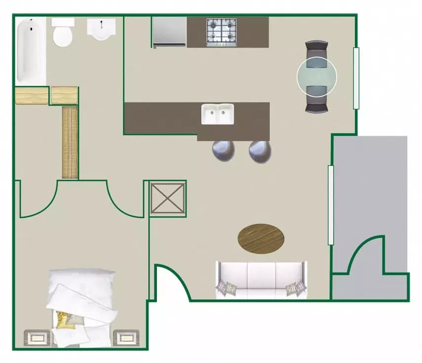 A1 11107 floor plan