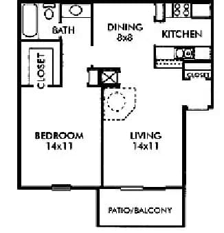 Unit 1801 floor plan