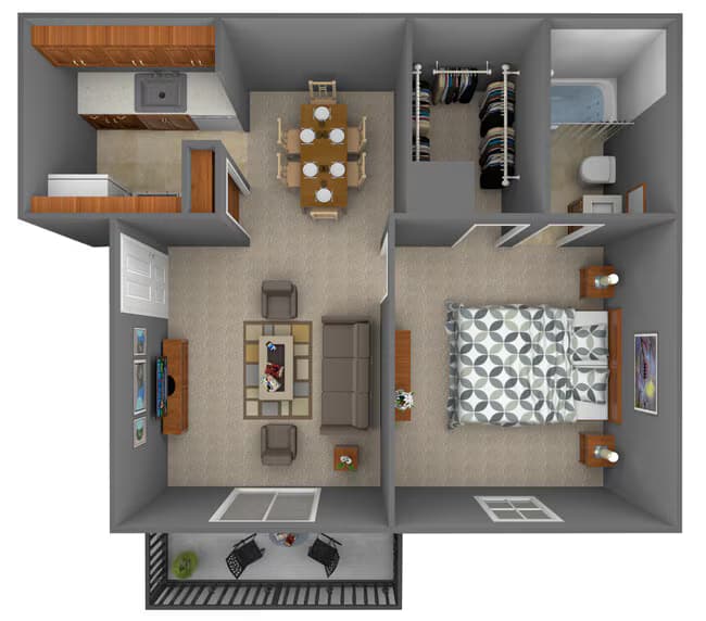 Unit 2102 floor plan