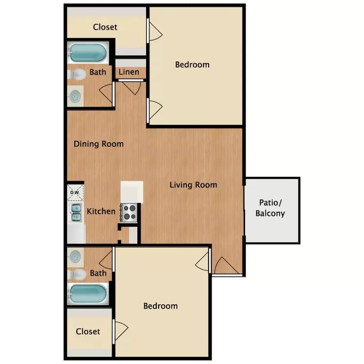 2-2 703 floor plan