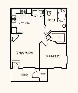 A 2814 floor plan