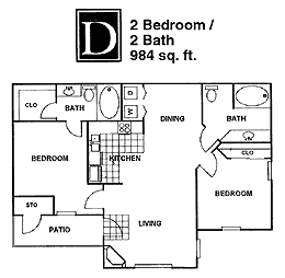Unit 0504 floor plan