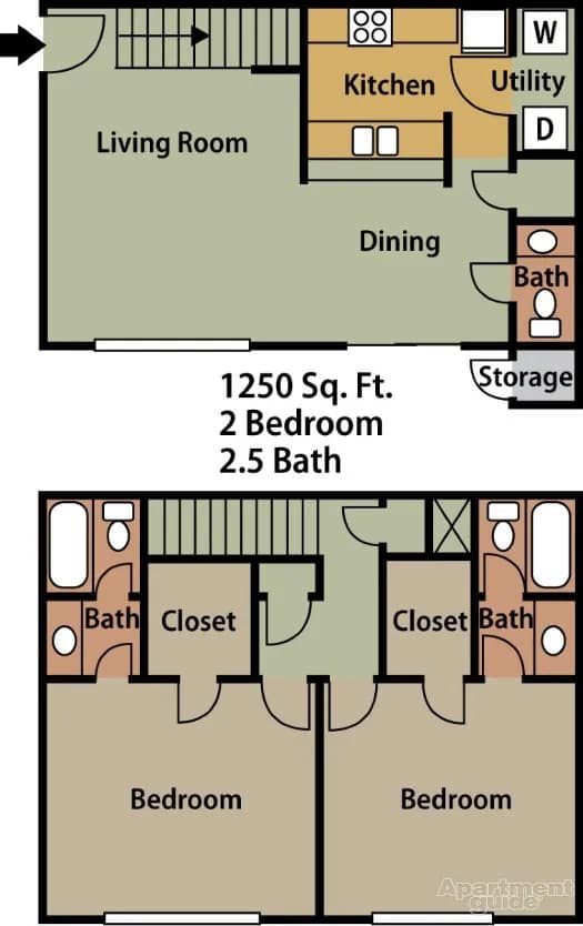 Ashall 311-A floor plan