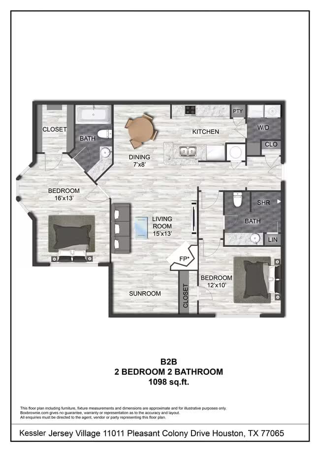 B2B 1631 floor plan