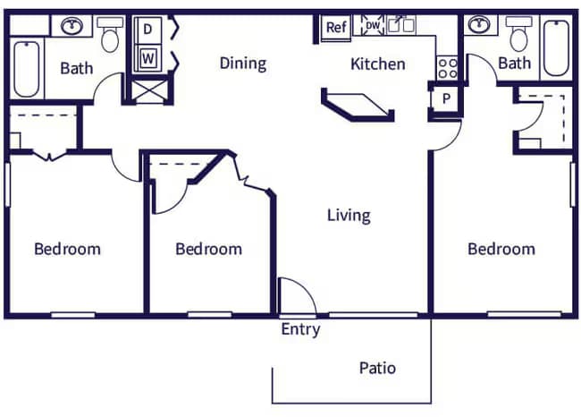 Unit 1902 floor plan