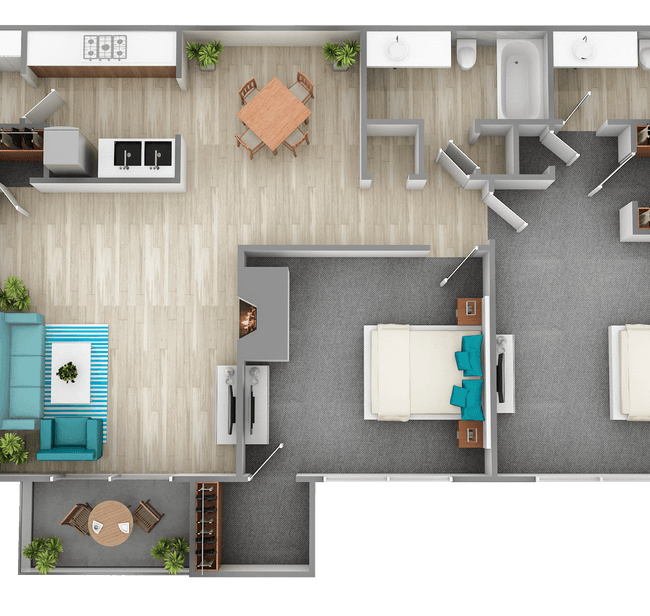 Unit F0235 floor plan