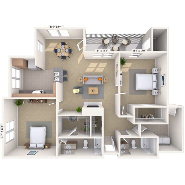 Washington Sq. 07728 floor plan