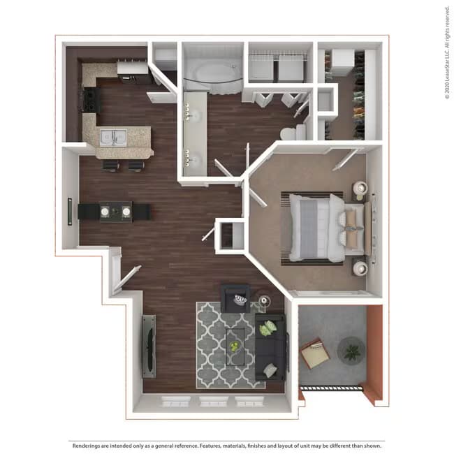 Unit 1633 floor plan