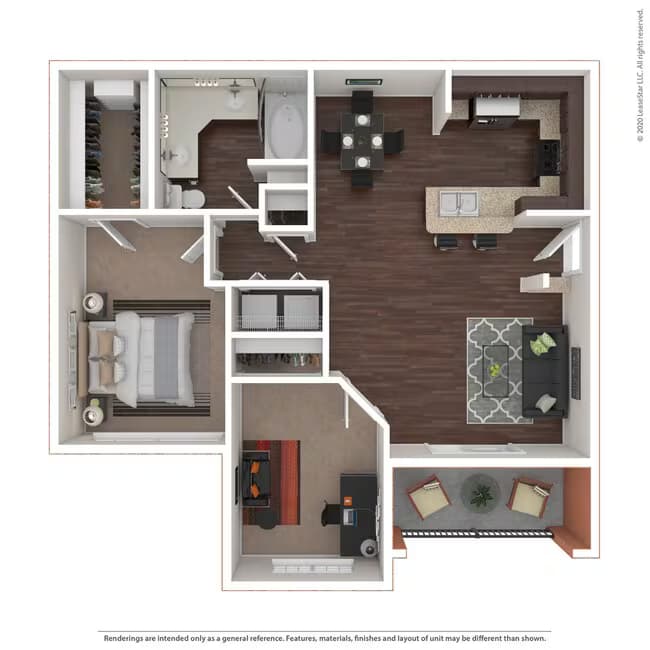 Unit 0523 floor plan