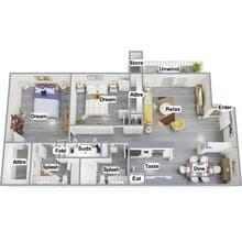 The Burbank 277 floor plan