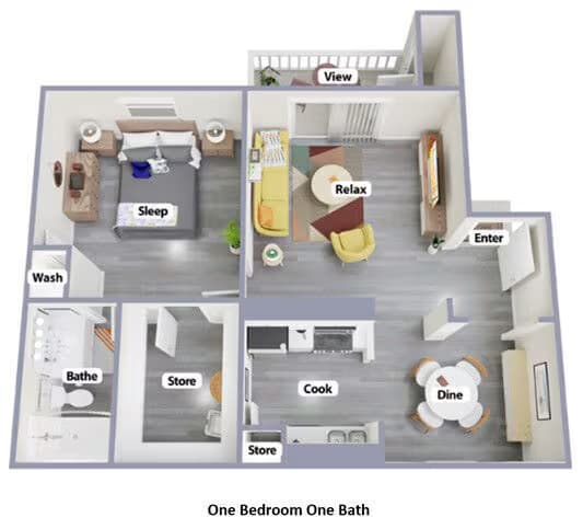 Unit 339 floor plan