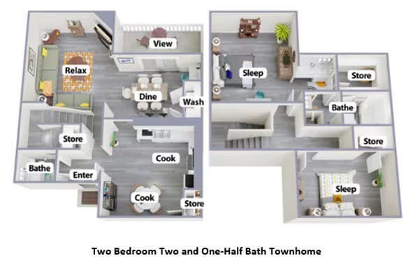 The Malibu 274 floor plan