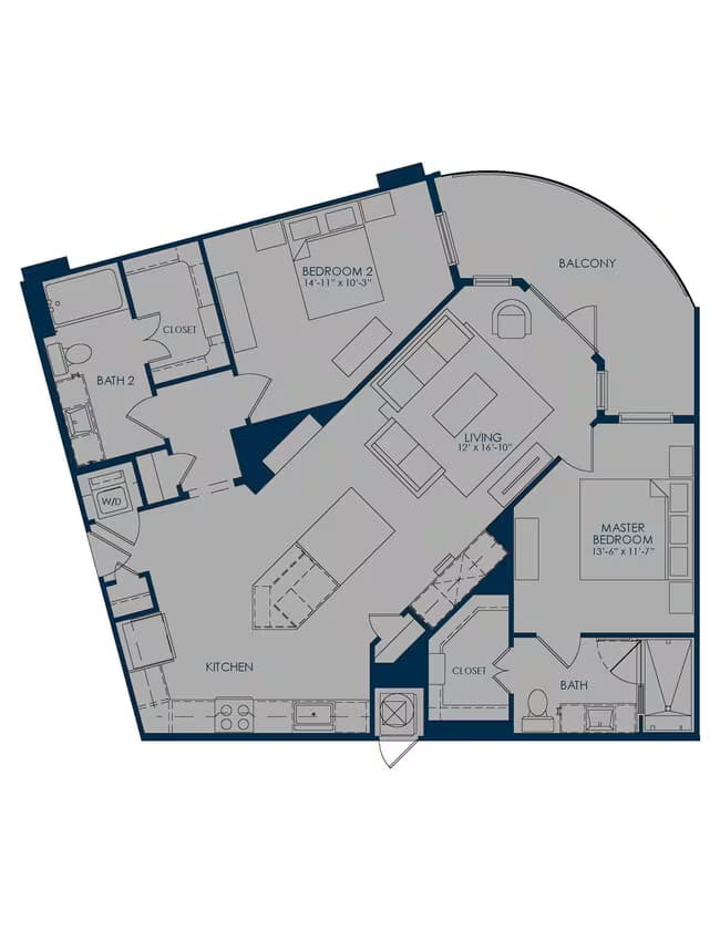 Unit James-527 floor plan