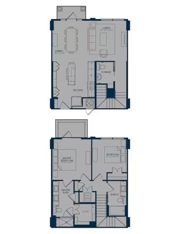 Unit James-108 floor plan