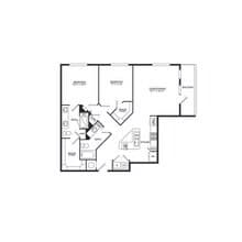 B2 1-724 floor plan