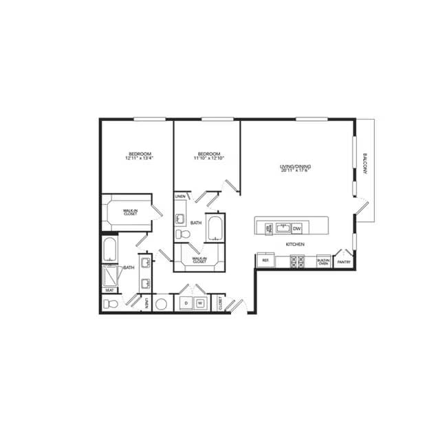B3 1-434 floor plan