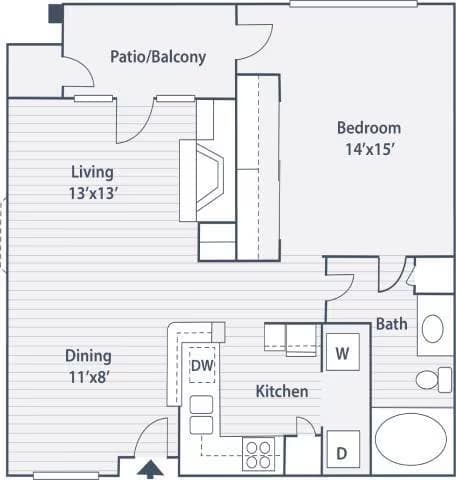 Unit 138 floor plan