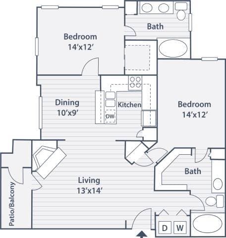 B4 121 floor plan
