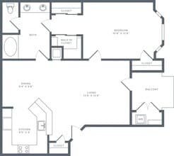 A01 Renovated 5-504 floor plan