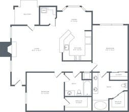 B02 Renovated 4-403 floor plan