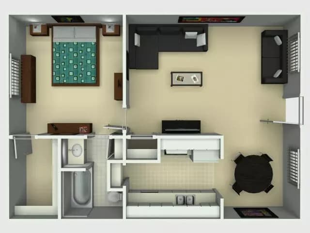 A 53 floor plan