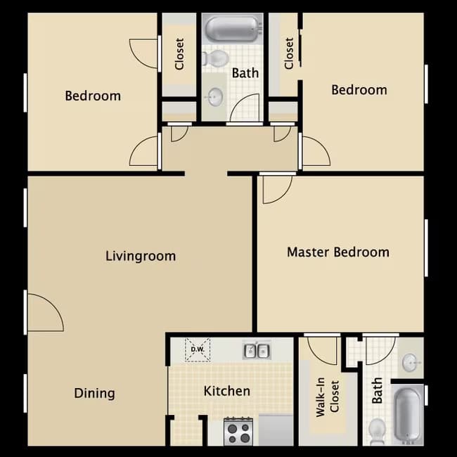 D 186 floor plan