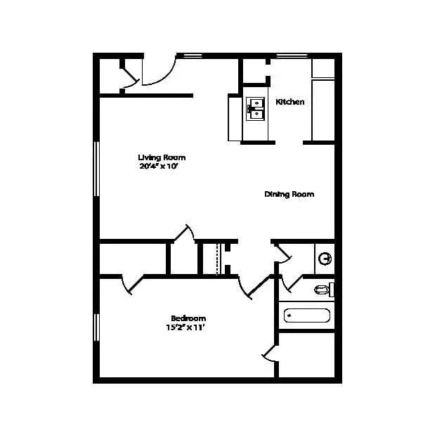 Unit 617 617 floor plan
