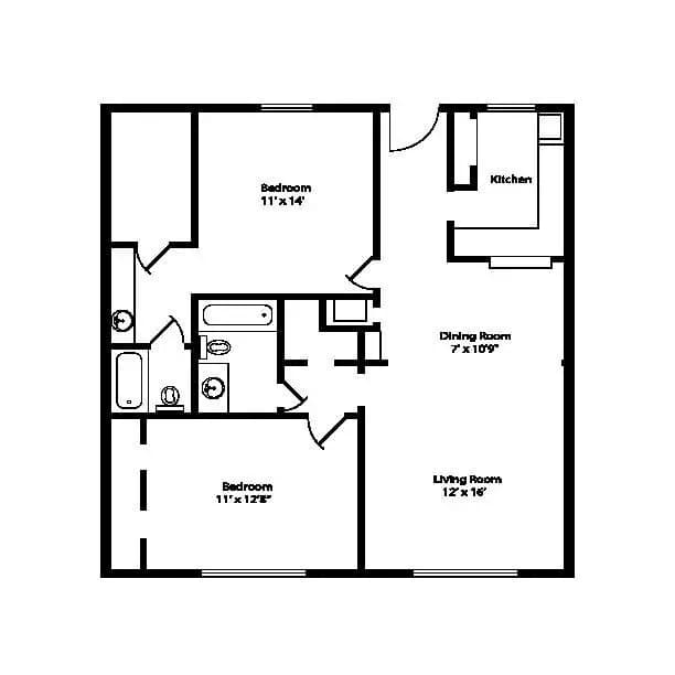 Unit 341 341 floor plan