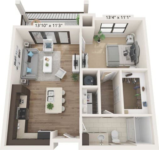 A1-V3 3-3202 floor plan