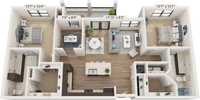 B4 6-6201 floor plan