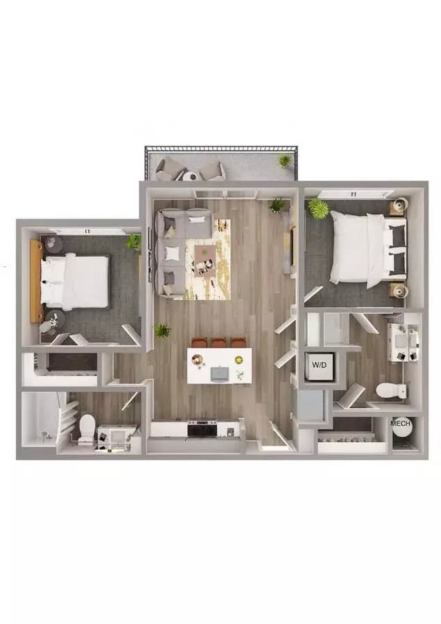 B1 2101 floor plan