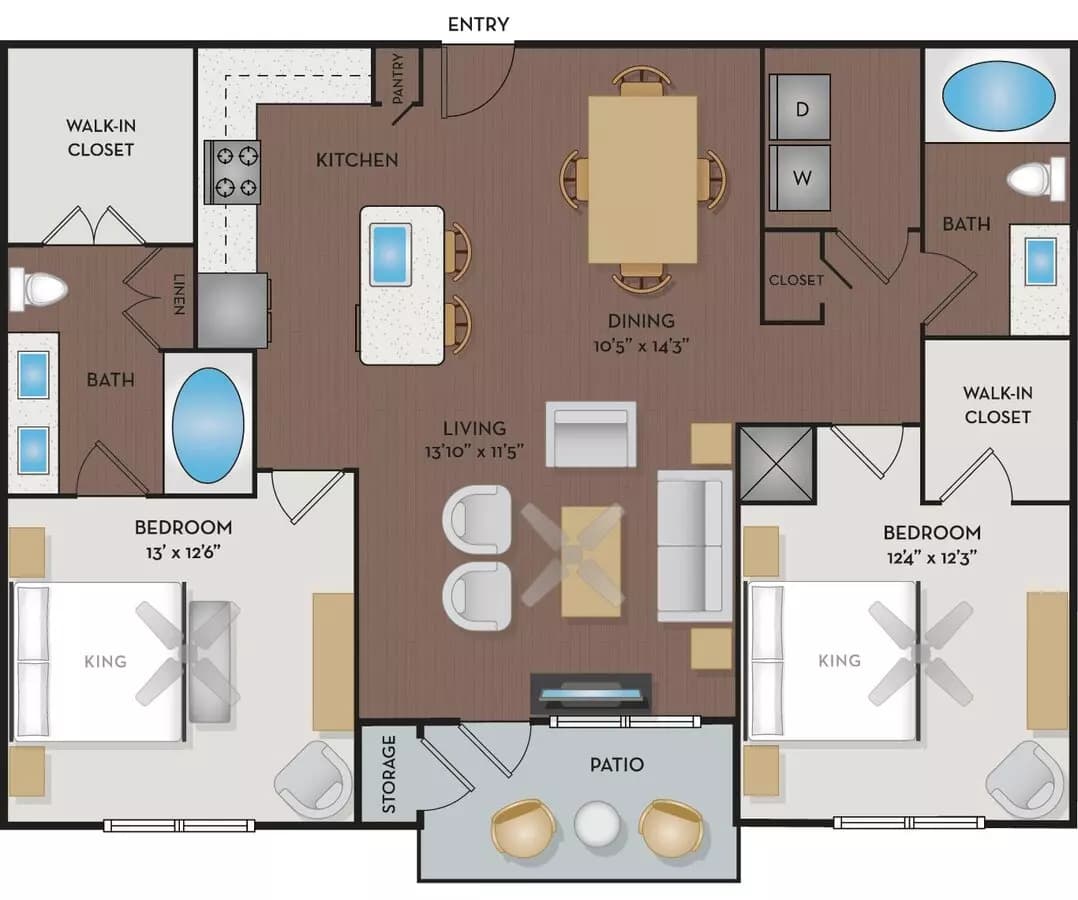 Rutland I, II, III & IV 409 floor plan