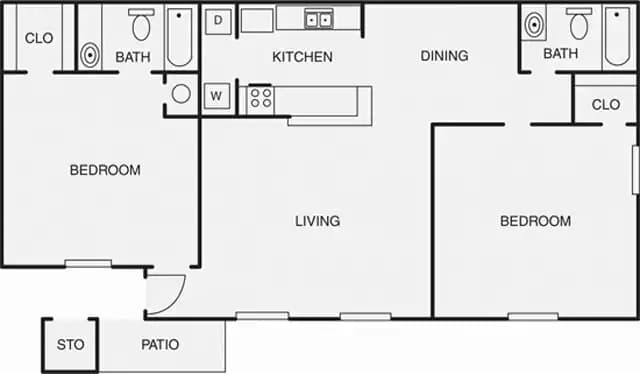 Unit 805 708 floor plan